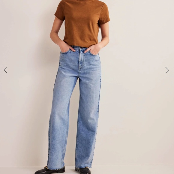 Boden High Rise Straight Jeans Light Vintage W31 L32 - Picture 5 of 13